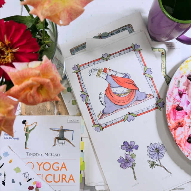 🍂Alla soglia dell’equinozio di autunno, sono sulla soglia di cambiamenti.
 Ecco un piccolo spoiler di altre novità in arrivo... ✨Mentre la matita continua a scorrere sui miei progetti di illustrazione (…perché compaiono Galline in Sari???), qui a Bologna prende forma un progetto a cui lavoro da tempo: sta per nascere la Piccola Boutique dello Yoga e dell’Ascolto del Corpo, a fianco del mio studio di illustrazione. 🧘‍♀️🌿Sarà uno spazio speciale, intimo e riservato, pensato per praticare insieme in piccolissimi gruppi (massimo 4 persone) o con sessioni individuali su misura.
Sto ultimando i preparativi per rendervelo accogliente.La data ufficiale d’apertura arriverà a brevissimo (sicuramente in Ottobre, sto incastrando gli ultimi dettagli logistici e familiari!), le lezioni sono previste per ora nelle giornate di Giovedì e Venerdì, mattina e pomeriggio.I posti per classe saranno davvero pochissimi per garantire a ciascuno il massimo dell’attenzione.
Se vuoi ricevere in anteprima tutte le informazioni (orari, tariffe e modalità d’iscrizione) non appena saranno pronti: 📩 Scrivimi un messaggio privato oppure lascia un commento con “INFO” e ti ricontatterò personalmente!
 Se poi vuoi leggere i miei sproloqui (qui sui social mi trattengo!) psico-illustro-yogici, ed essere informato sui libri in uscita, iscriviti alla newsletter (inviata oggi) e spulcia nel blog
Non vedo l’ora di svelarvi di più.#PiccolaBoutiqueDelloYoga  #Bolognina #ConsapevolezzaCorporea #marinacremoniniillustratrice #calendario2027