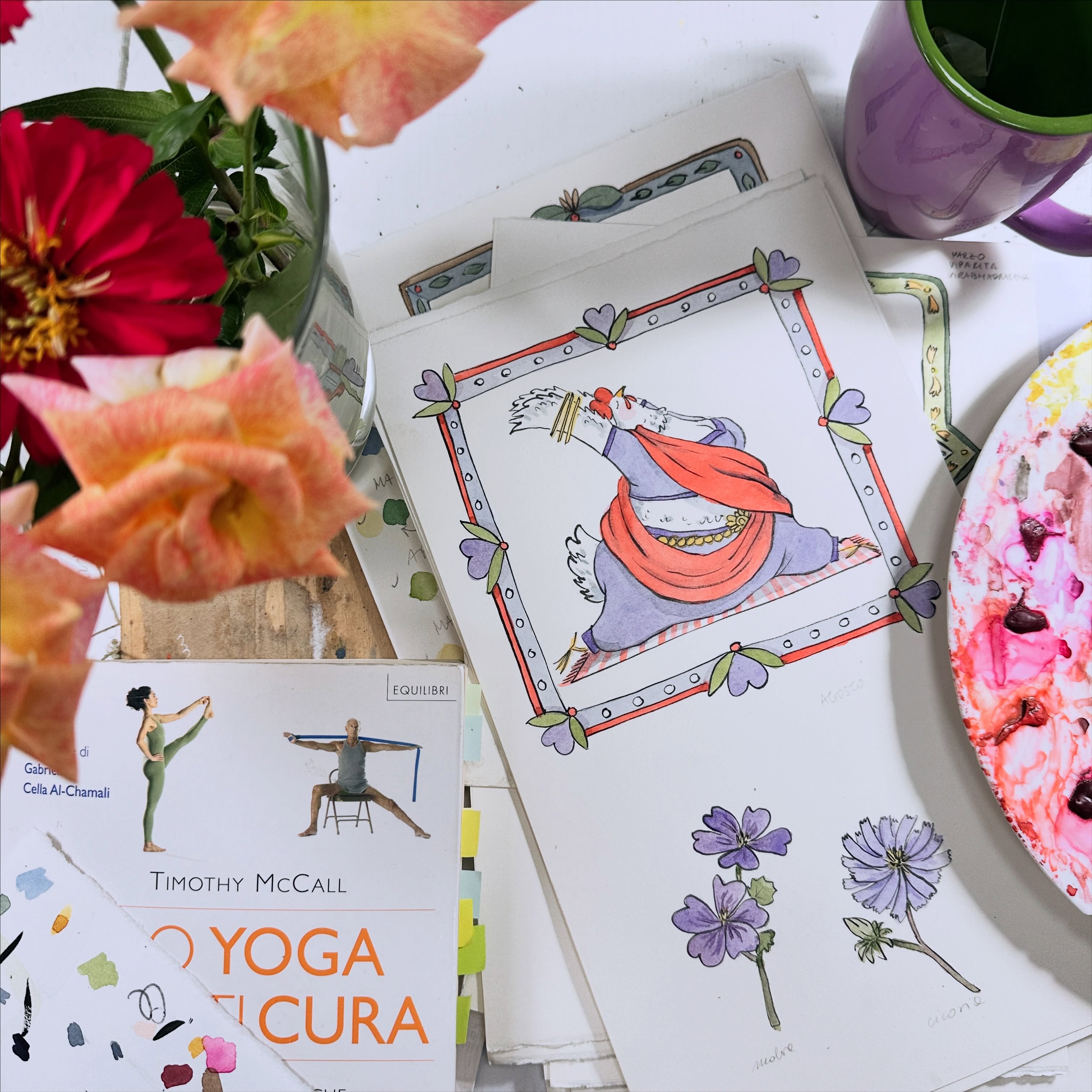 🍂Alla soglia dell’equinozio di autunno, sono sulla soglia di cambiamenti.
 Ecco un piccolo spoiler di altre novità in arrivo... ✨Mentre la matita continua a scorrere sui miei progetti di illustrazione (…perché compaiono Galline in Sari???), qui a Bologna prende forma un progetto a cui lavoro da tempo: sta per nascere la Piccola Boutique dello Yoga e dell’Ascolto del Corpo, a fianco del mio studio di illustrazione. 🧘‍♀️🌿Sarà uno spazio speciale, intimo e riservato, pensato per praticare insieme in piccolissimi gruppi (massimo 4 persone) o con sessioni individuali su misura.
Sto ultimando i preparativi per rendervelo accogliente.La data ufficiale d’apertura arriverà a brevissimo (sicuramente in Ottobre, sto incastrando gli ultimi dettagli logistici e familiari!), le lezioni sono previste per ora nelle giornate di Giovedì e Venerdì, mattina e pomeriggio.I posti per classe saranno davvero pochissimi per garantire a ciascuno il massimo dell’attenzione.
Se vuoi ricevere in anteprima tutte le informazioni (orari, tariffe e modalità d’iscrizione) non appena saranno pronti: 📩 Scrivimi un messaggio privato oppure lascia un commento con “INFO” e ti ricontatterò personalmente!
 Se poi vuoi leggere i miei sproloqui (qui sui social mi trattengo!) psico-illustro-yogici, ed essere informato sui libri in uscita, iscriviti alla newsletter (inviata oggi) e spulcia nel blog
Non vedo l’ora di svelarvi di più.#PiccolaBoutiqueDelloYoga  #Bolognina #ConsapevolezzaCorporea #marinacremoniniillustratrice #calendario2027