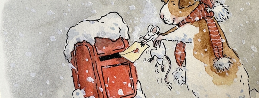 cartolina natale artistica