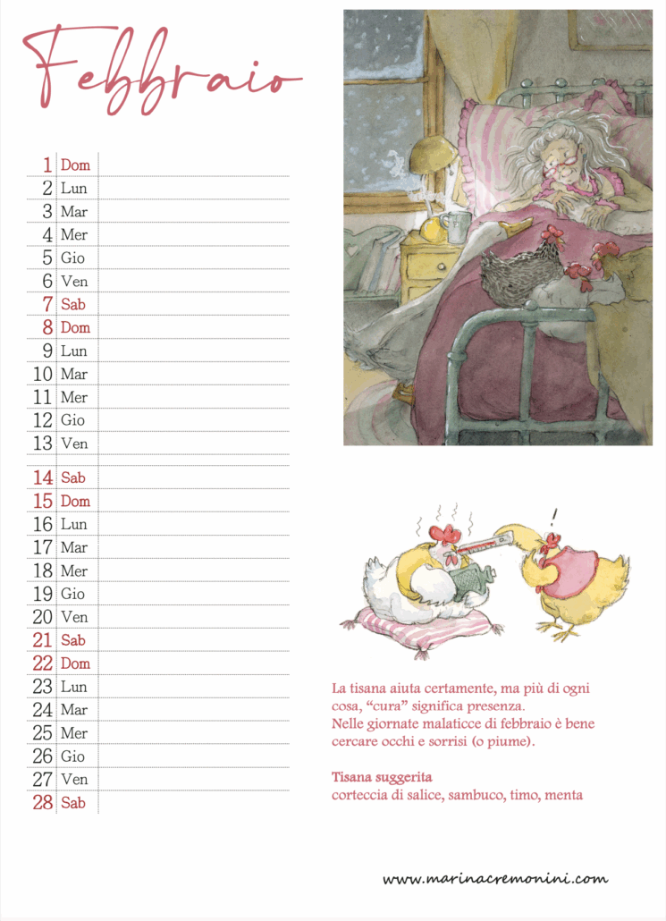pagina del calendario 2026