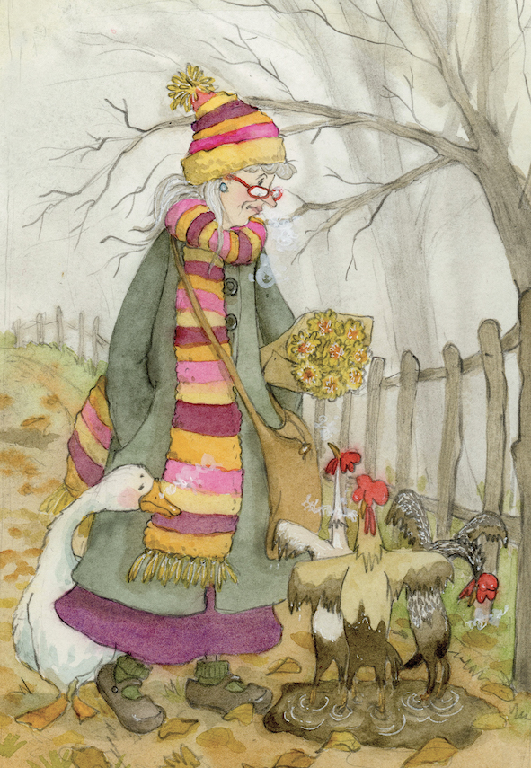 Acquerello della Mery per il calendario 2026