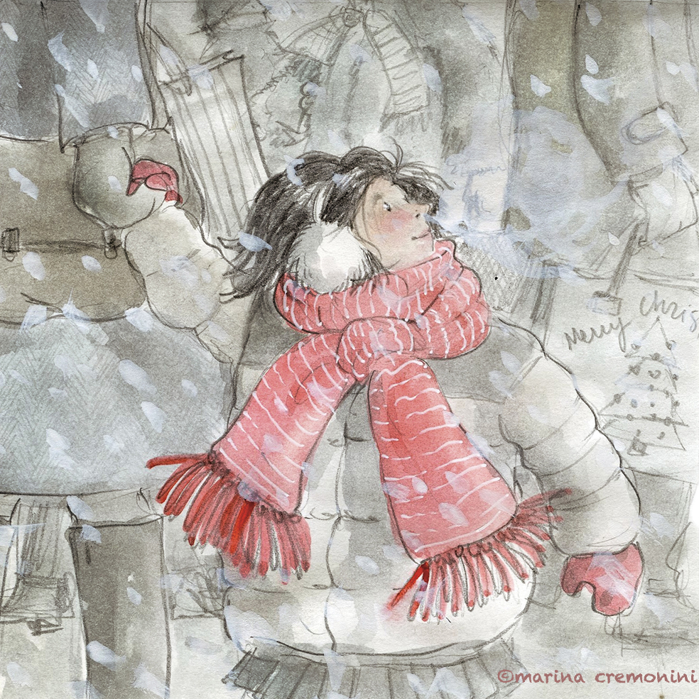 disegno matita e acquerello