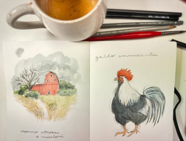 Sono arrivate le vere giornate autunnali, che trovo meravigliose.
E osservo il mondo, da dietro qualche foglia 🍂 gialla, da dietro un foglio e una tazza calda.
In questi giorni sto anche frequentando un seminario di un tipo di Qi Gong, guidato da un maestro cinese, in cui il focus principale è portare la coscienza all’interno del corpo, in profondità. Ovviamente è molto di più di così, ma questo è il riassunto del riassunto.E così penso che siamo un piccolo gruppo di sovversivi.#marinacremoniniillustratrice
#childrenbookillustration
#guardarsidentro