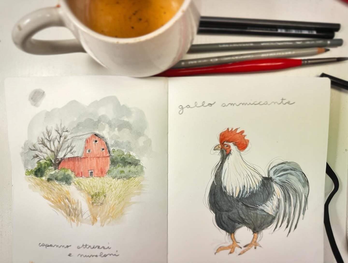 Sono arrivate le vere giornate autunnali, che trovo meravigliose.
E osservo il mondo, da dietro qualche foglia 🍂 gialla, da dietro un foglio e una tazza calda.
In questi giorni sto anche frequentando un seminario di un tipo di Qi Gong, guidato da un maestro cinese, in cui il focus principale è portare la coscienza all’interno del corpo, in profondità. Ovviamente è molto di più di così, ma questo è il riassunto del riassunto.E così penso che siamo un piccolo gruppo di sovversivi.#marinacremoniniillustratrice
#childrenbookillustration
#guardarsidentro