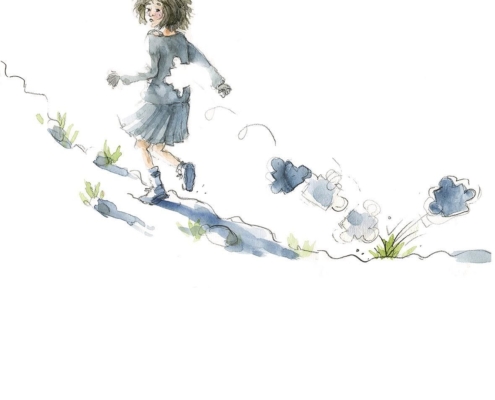 Marina Cremonini - Illustrazione sull'integrazione e lo yoga"