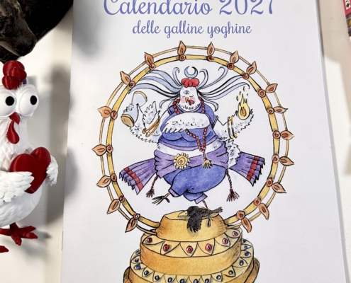 danza di shiva per il calendario 2027 con illustrazione di Marina Cremonini